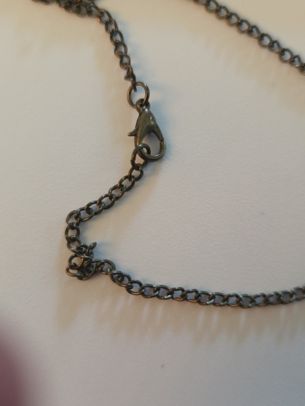 Antique-Style Heart Locket Necklace in Bronze Works### - Picture 9 of 9